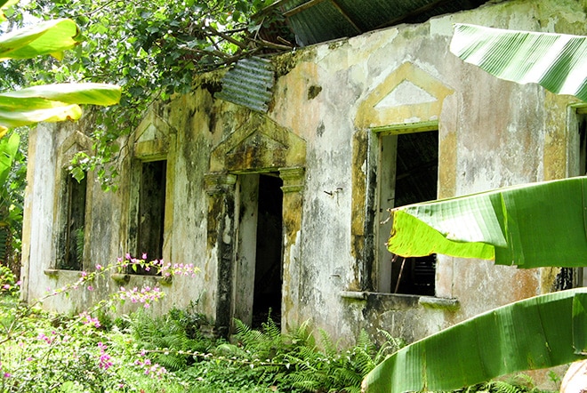 Ancienne école d'Akamanu , Gambier © Tahiti Heritage
