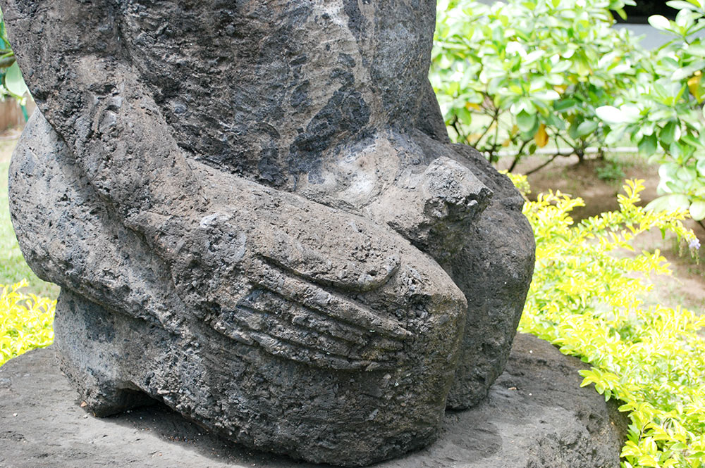 Moai de la paix de l'office du tourisme de Papeete