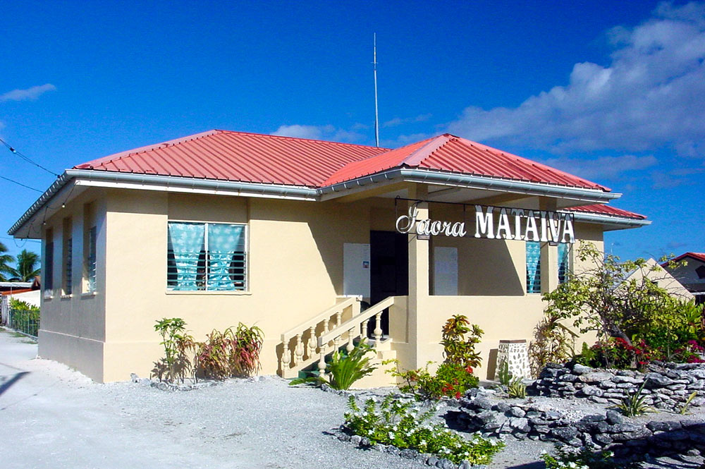 Ancienne Mairie de Mataiva, Tuamotu en 2002