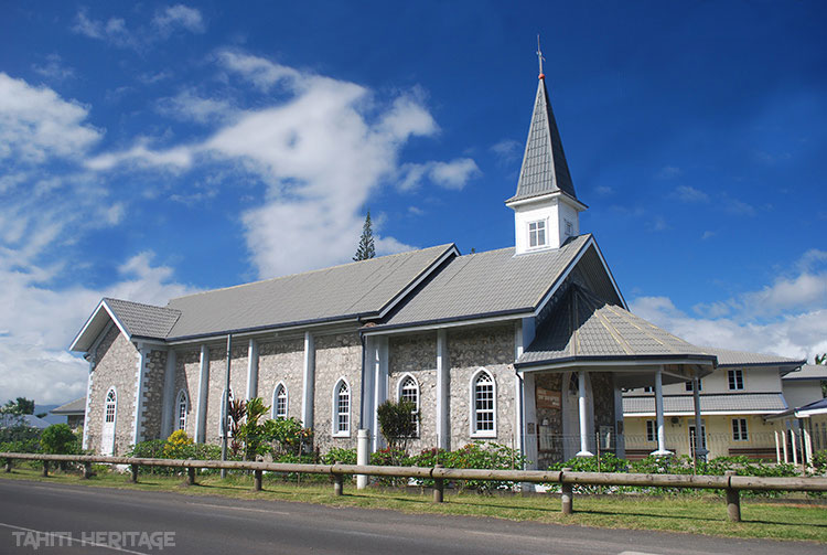 Eglise Saint-Jean-Baptiste de Mataiea © Tahiti Heritage