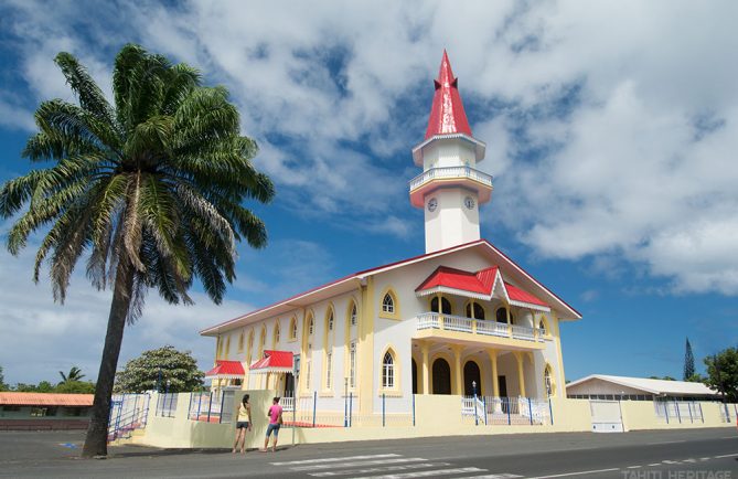 Le temple de Papara, Tahiti, en 2014. © Tahiti Heritage