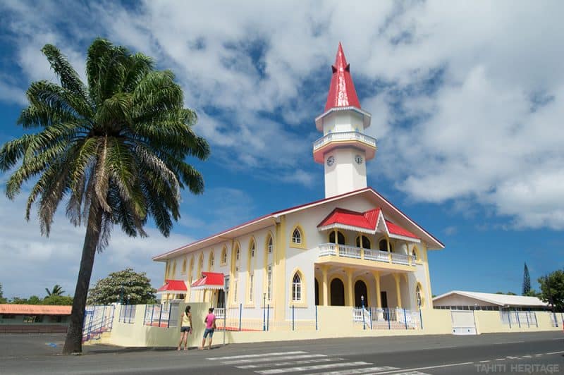 Eglise de la SainteFamille à Haapiti, Moorea Tahiti Heritage
