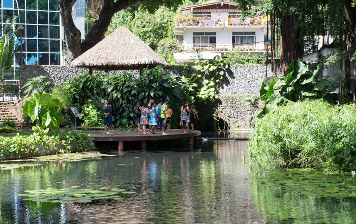 Le bassin de la reine Aimata Pomare IV à Papeete