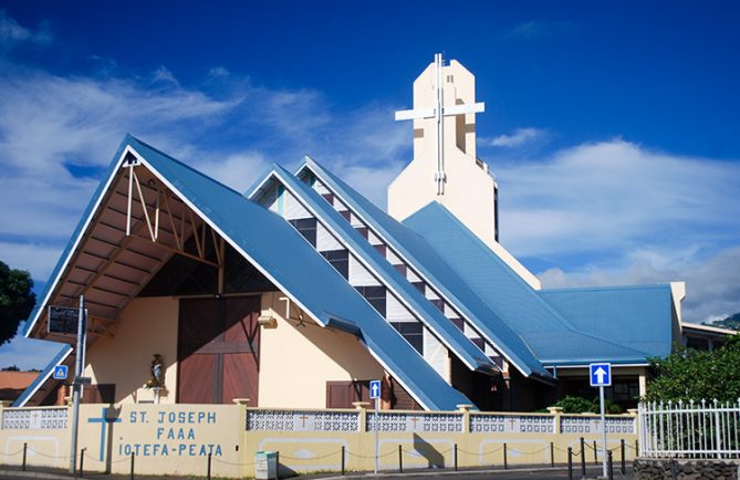 Eglise Saint-Joseph de Faa'a, Tahiti.