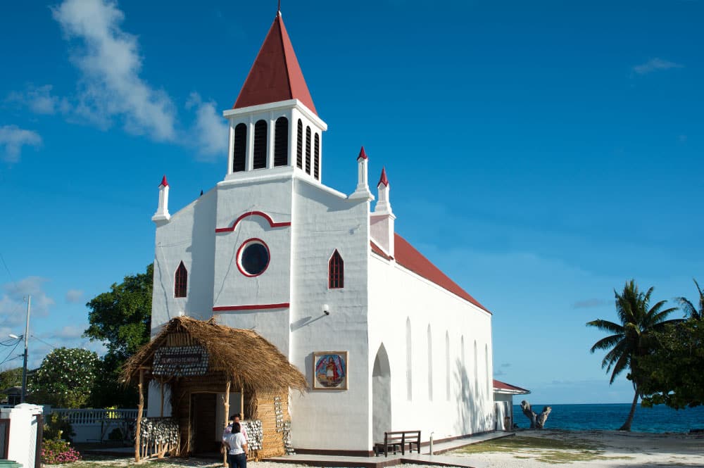 Eglise Saint-Michel de Avatoru, Rangiroa © Tahiti Heritage 2016