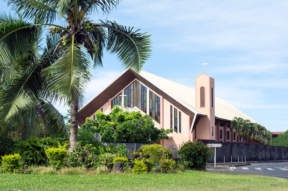 Eglise Sainte-Thérèse à Papeete © Tahiti Heritage