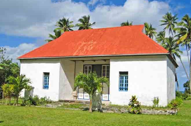 Presbytère de Taravai, Gambier. © Tahiti Heritage