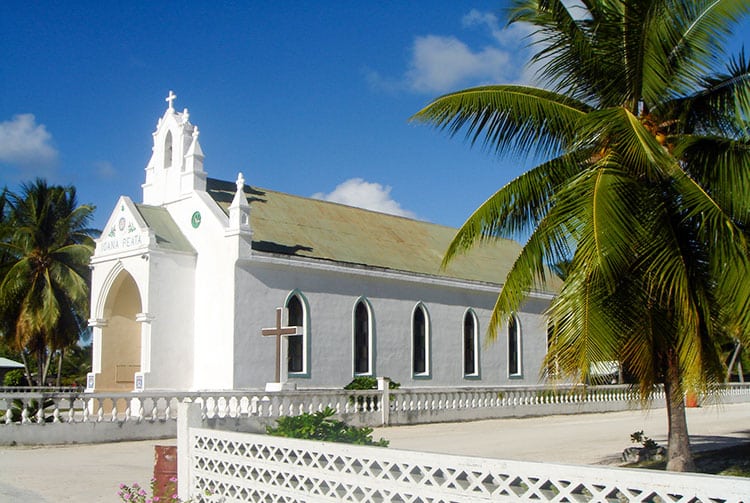 Eglise Jeanne d'Arc de Puka Puka © Tahiti Heritage
