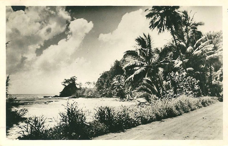 Route de ceinture à Orofara vers 1940