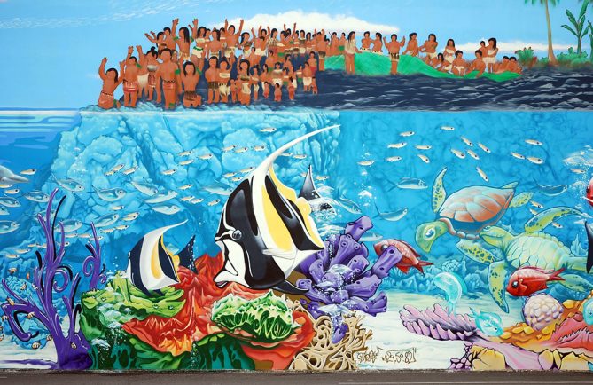 Fresque de Nemo, Arue, Tahiti