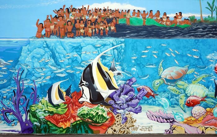 Fresque de Nemo, Arue, Tahiti