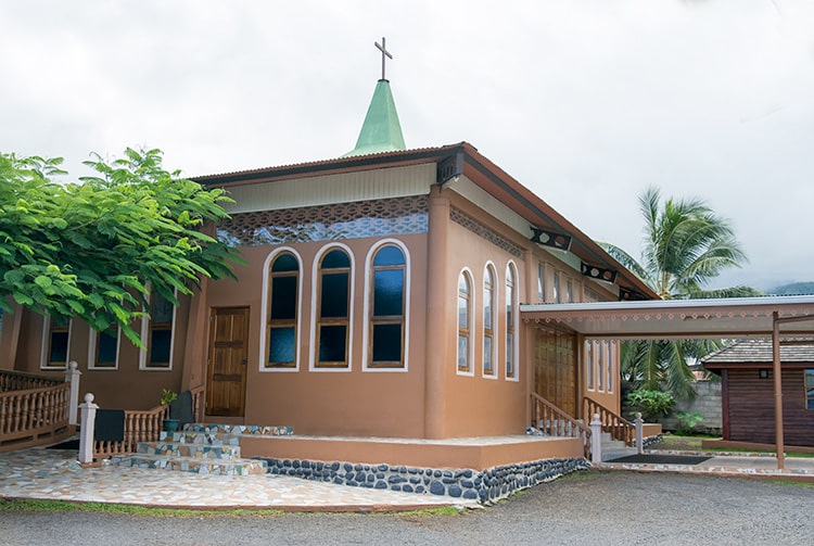 Eglise Christ-Roi de Faa'a, Tahiti. 2015