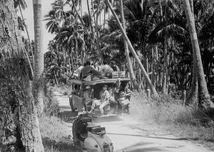 Truck à Moorea en 1965
