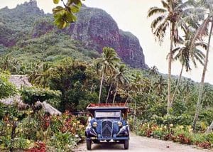 Truck Citroën à Moorea en 1950