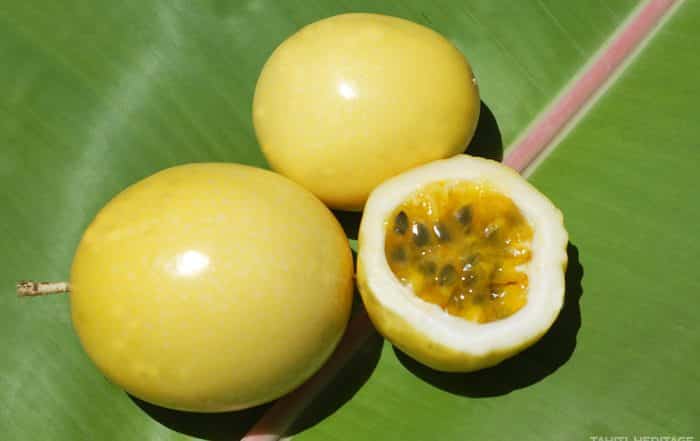 Fruit de la passion. © Tahiti Heritage
