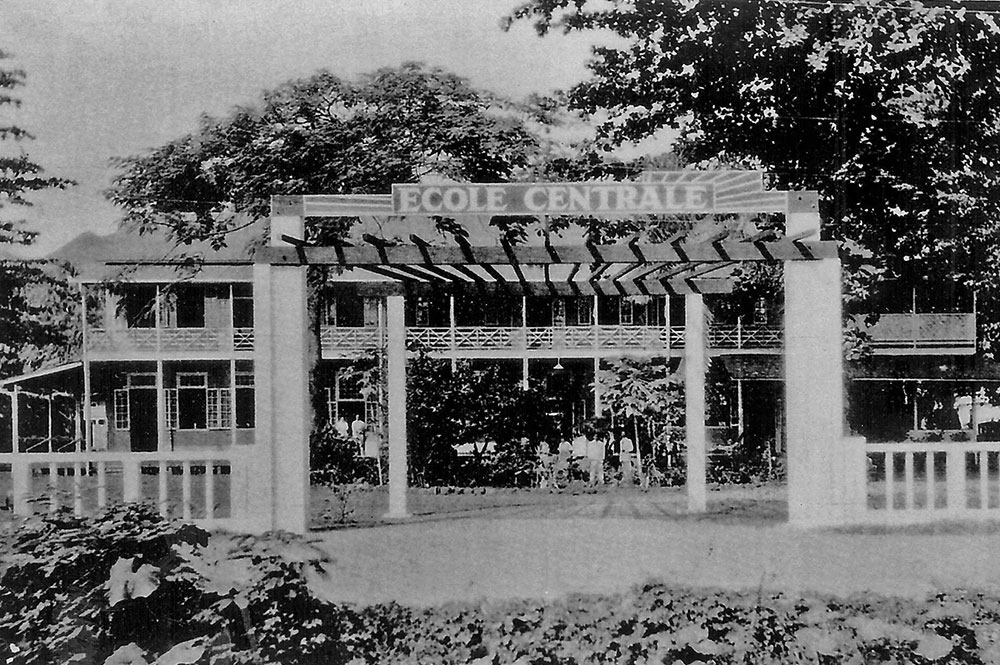 Ecole centrale de Papeete en 1940