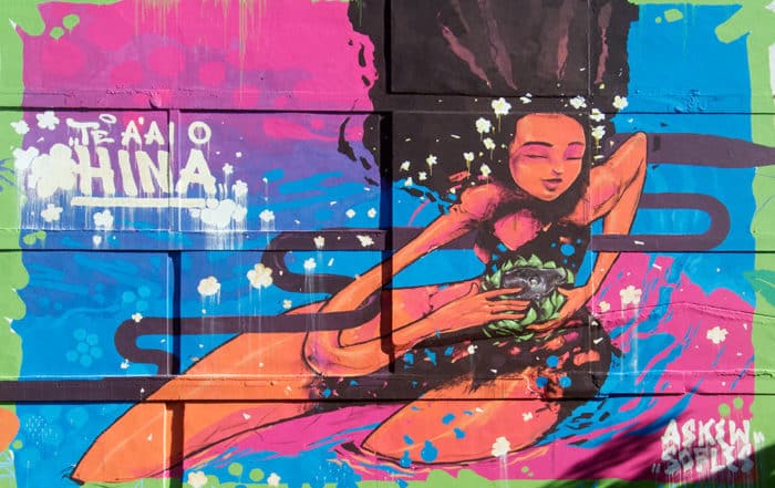 Détail de Hina par Askew et Sofles, Papeete