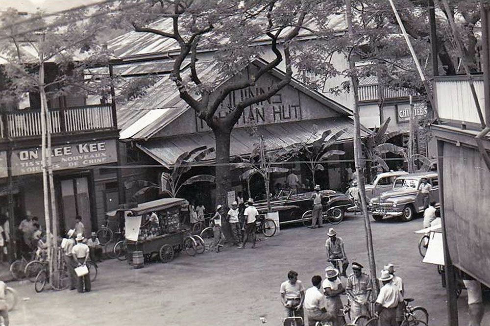 Le Quinn's Tahitian Hut, dancing à Papeete vers 1950. Photo Mackenzie