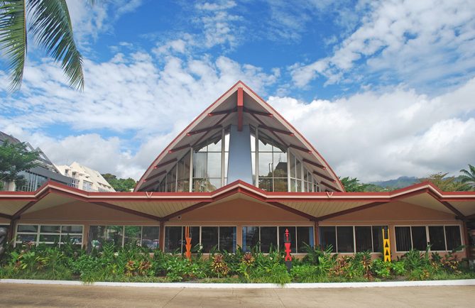 Assemblée de la Polynésie française, Papeete, Tahiti Photo Tahiti Heritage / Olivier Babin