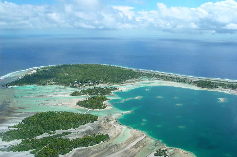 Atoll de Fangatau. Photo Mermoz