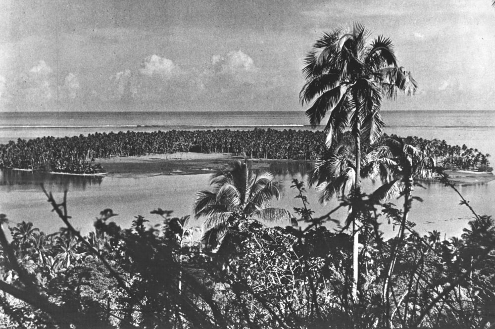 L'hydrobase du motu Tahiri en 1955