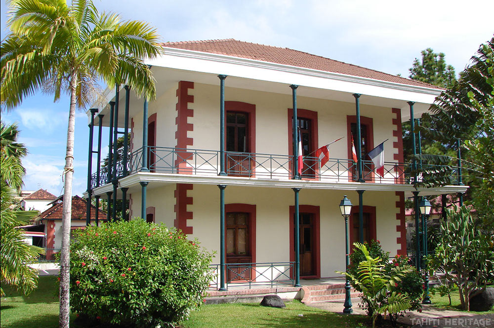 Maison du pharmacien de l'hopital Vaiami à Papeete. © Tahiti Heritage