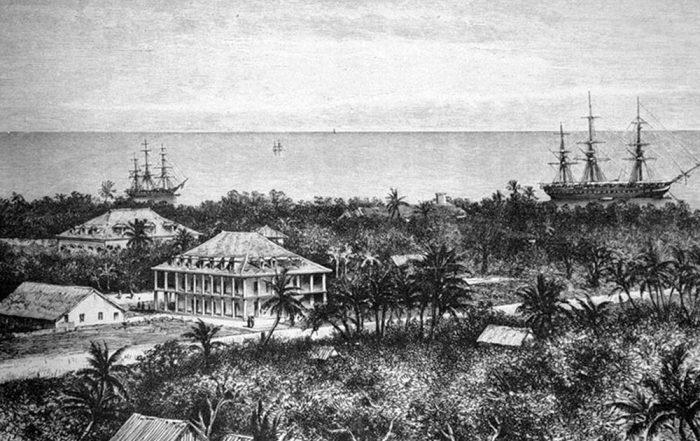 Palais royal de la Reine Pomare à Papeete