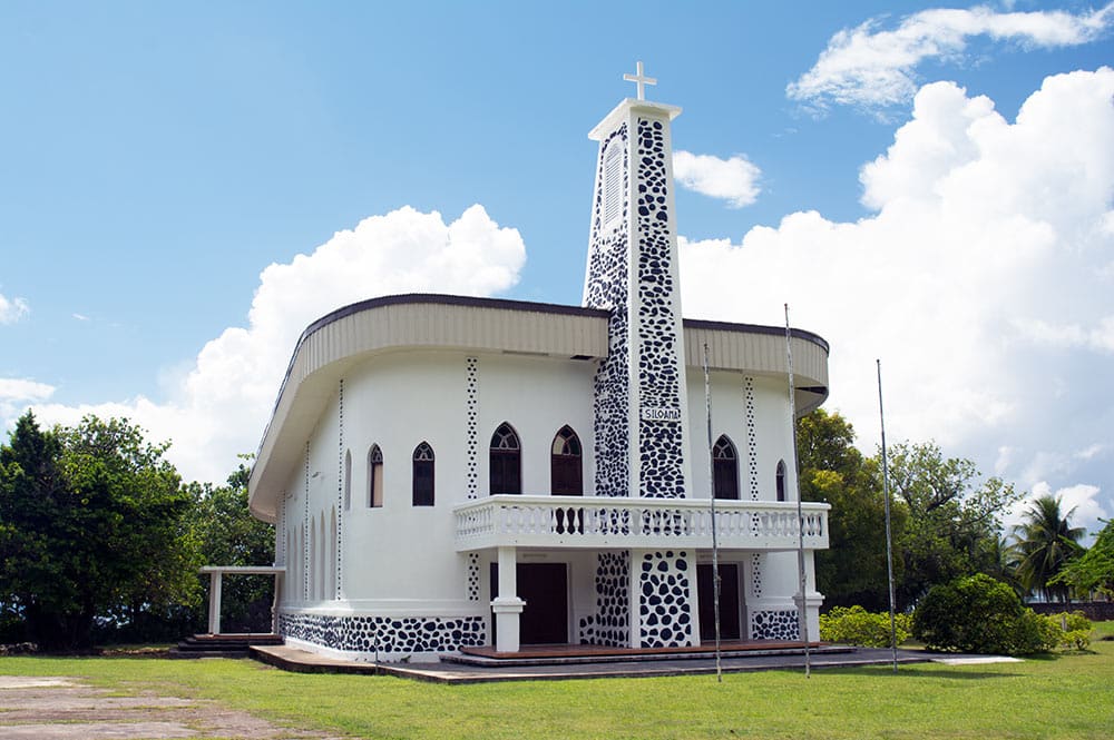 Temple protestant de Tevaiota, Tumaraa, Raiatea