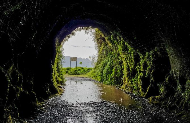 Le tunnel de la Papenoo. Photo Chantal Tahiti