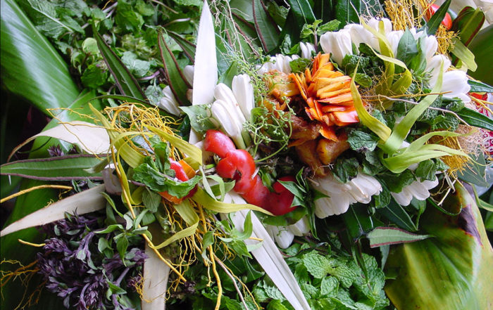 Umuhei, bouquet aphrodisiaque marquisien © Tahiti Heritage