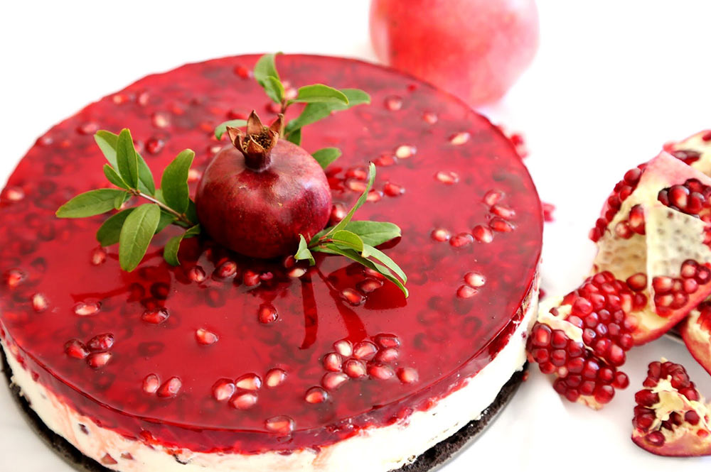 Cheesecake Pomegranate