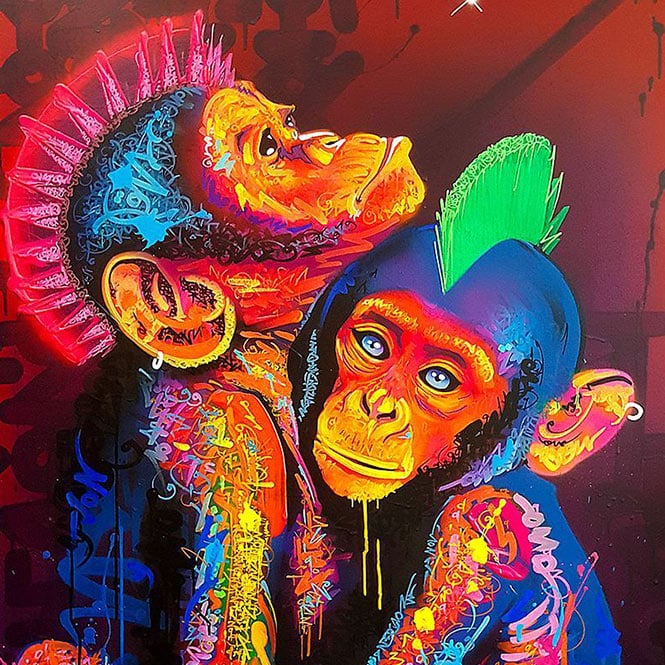 At the beginning, monkeys par Marko93 en 2015