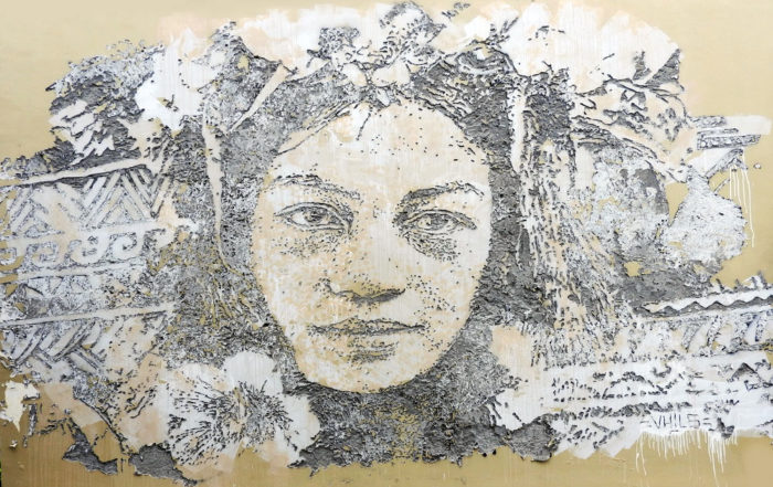 Street Art. La Polynésienne de Whils du collège La Mennais