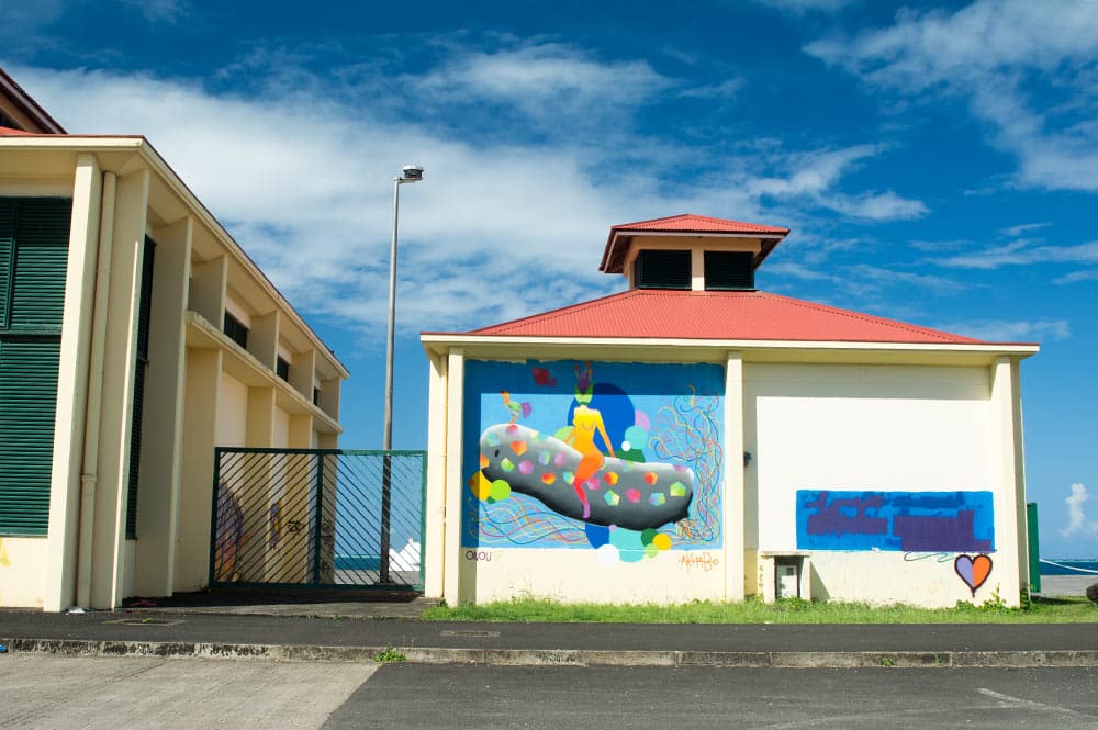 Street Art, Akimbo à Raiatea. Uno'u 2017