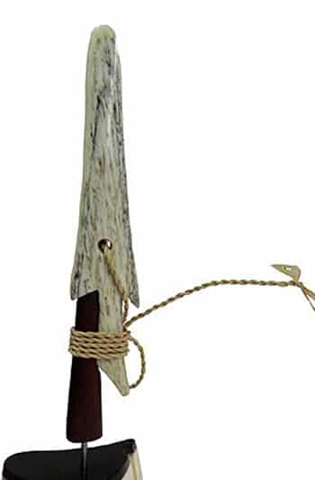Pointe de lance marquisienne avec cordage. Hiro Ou Wen