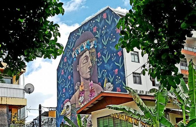 Street art Papeete, Pixel Pancho