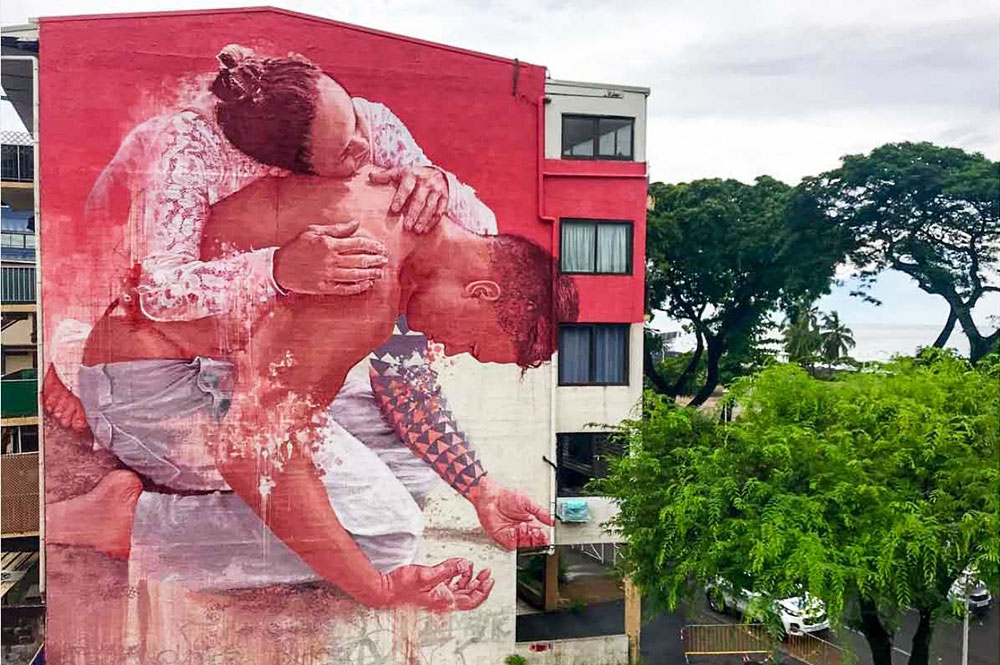 Seet Art, Force de la mémoire, par Fintan Magee à Papeete