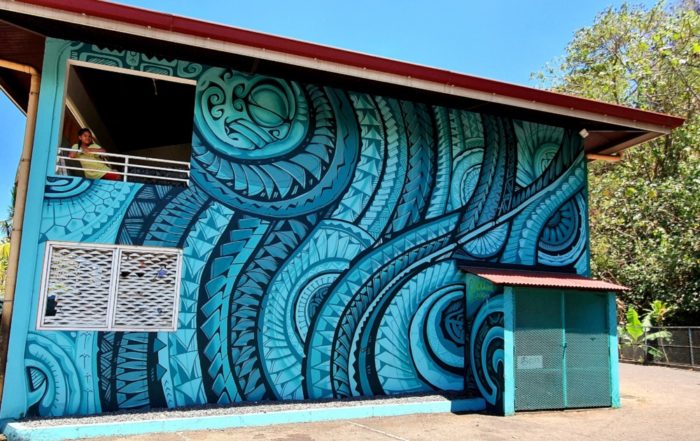 Street-Art, fresque de ravage à Heiri, Faa'a